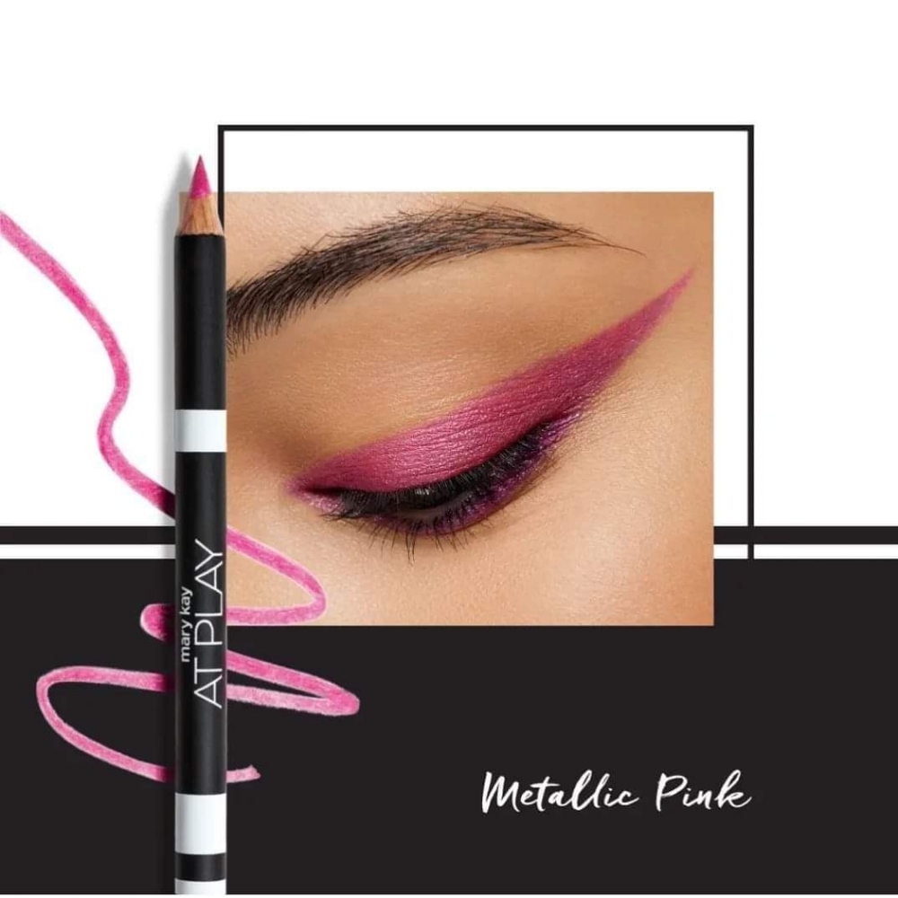 Mary Kay At play Eyeliner in Metallic Pink .